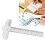 T Ruler Inch CM Scale Transparent Acrylic Portable Multi Function Drafting Ruler for Art Framing Craft 14