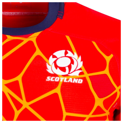 (M) 2024-2025 Scotland Rugby Training Jersey (Red) 2