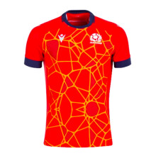 (M) 2024-2025 Scotland Rugby Training Jersey (Red)