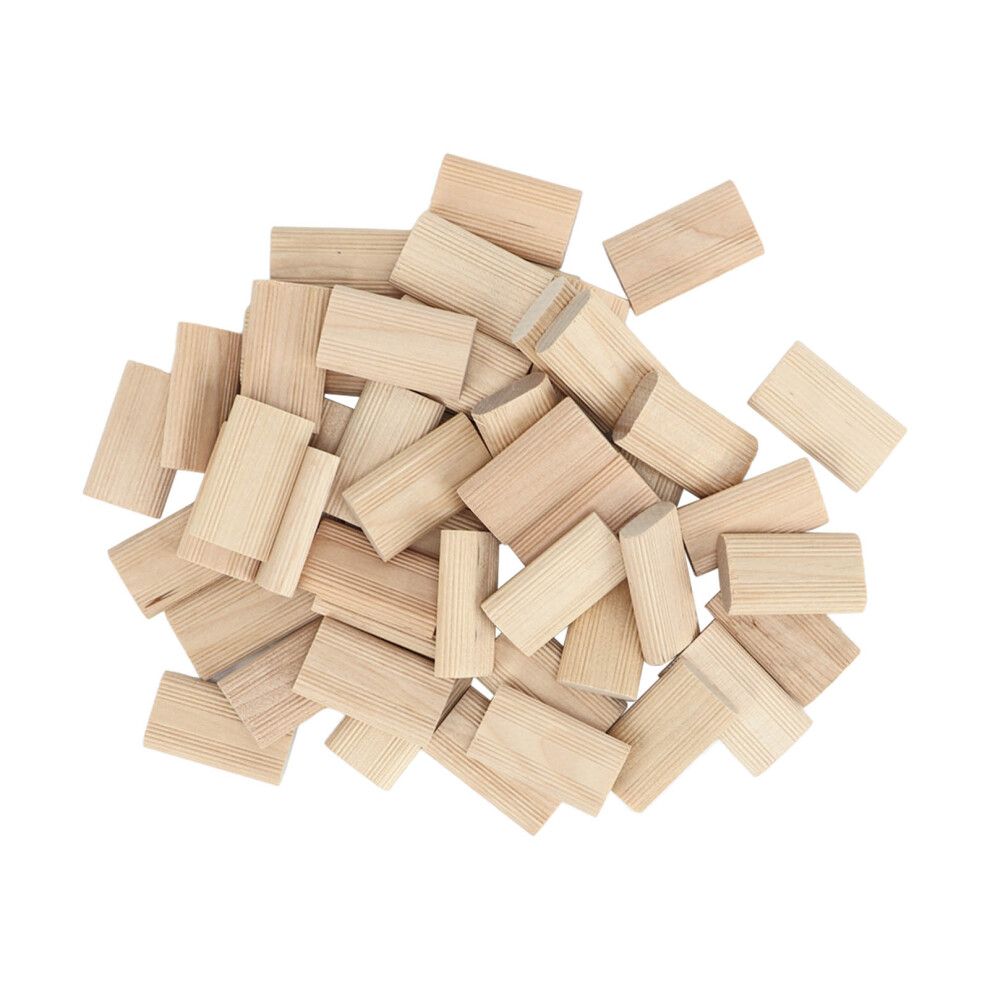 50Pcs Domino Tenon Beech Wood 8X40mm Loose Tenons Woodworking Accessory For Positioning 4111318041329