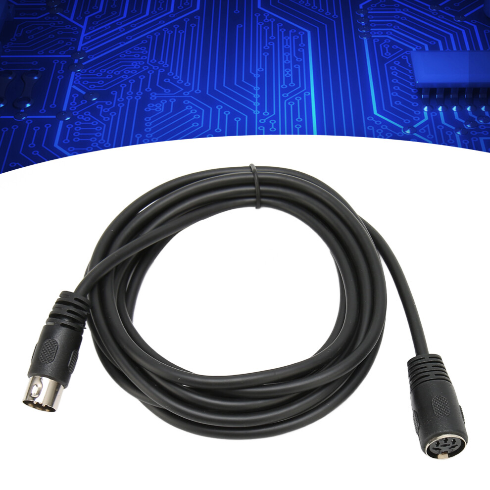 6 Pin Din Male To Female Cable Sound Data Signal Connection Extension Cord For Digital Sound Devices 3 M / 9.8Ft 9491318043420