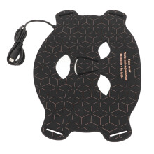 Color Light Skin Care Device Skin Rejuvenation 3 Gears Rechargeable Silicone LED Beauty Face Device Black 4 Ears