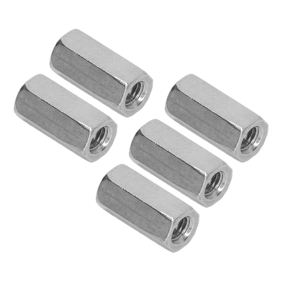 20Pcs Hex Coupling Nut M6 Stainless Steel Rust Resistant Connector Nut Kit Silver-image-OPC-PHS82XC-NEW