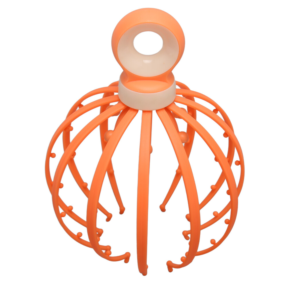 Octopus Head Massager Stress Relief Deep Relaxation Handheld Mini Portable Claw Scalp Massager
