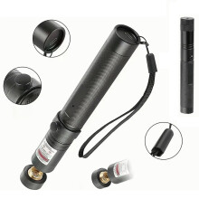 USB Rechargeable Laser Pointer Green Light Metal Laser Pen for Emergency Outdoor Camping 3.7V