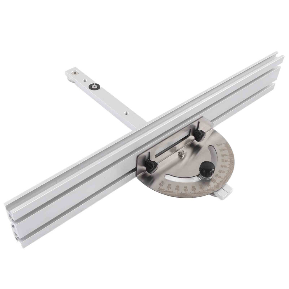 Table Saw Miter Gauge System High Beveling Accuracy Locking Mechanism Aluminum Alloy Precise Miter Gauge And Fence 7891318064432