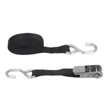 25 mm Schwarze, rostbeständige Ratschen-Spannbänder - 800 kg, 5 m
