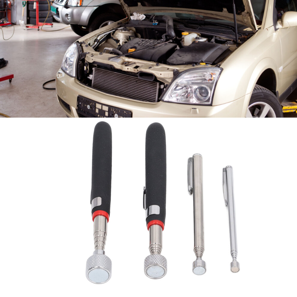 4 Pcs Magnetic Pickup Tool Set 1.5Lb 3Lb 10Lb 15Lb Strong Suction Shockproof Telescoping Magnetic Pick Up Stick 9471318069071