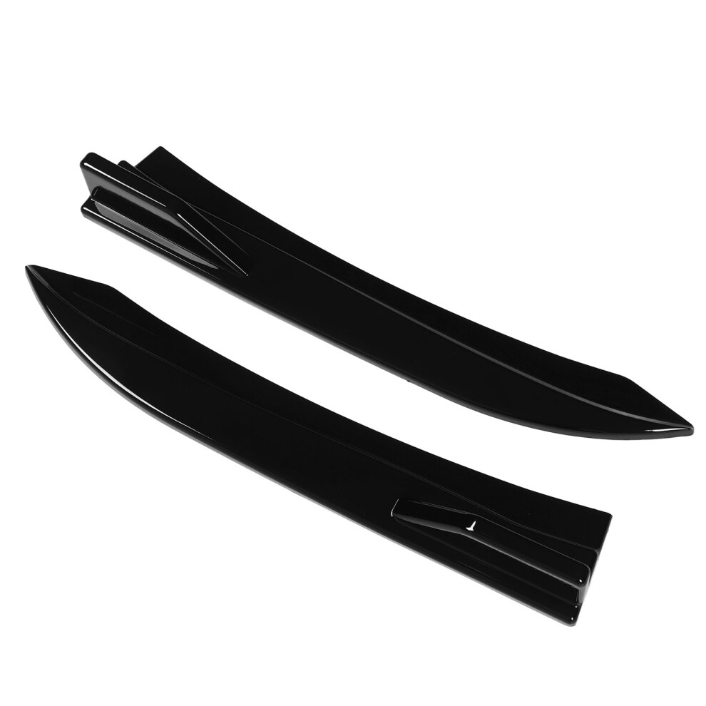 Car Rear Bumper Lip Diffuser Glossy Tail Side Skirt Lip Splitter For 4 Series F36 MâSport 2013Â2018 Black 5091318069396