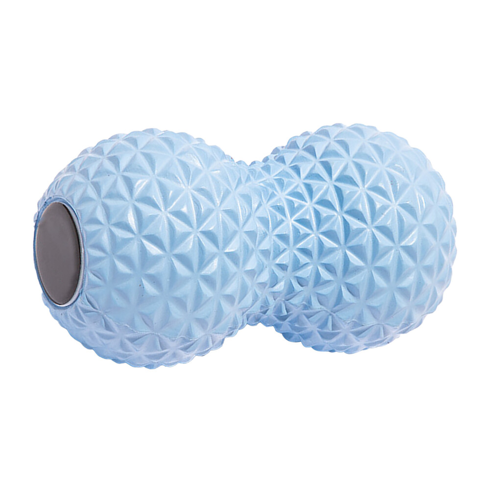 Blue Physical Massage Ball Elastic Soft Portable Compact Eva Material Convenient Practical Muscle Release Balls For Home Double Ball