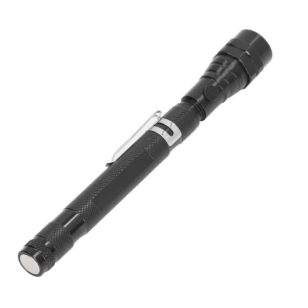 Telescoping Magnetic Pickup Tool Pick Up Rod LED Flashlight Magnet for Screw Nut