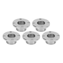5Pcs 14mm Flange Shaft Coupling Flange Coupling Connector Rigid Guide Model Coupler Accessory Shaft Axis Fittings for DIY RC Model Motors
