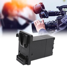 Fully Decoded V Mount Battery to BP U Series Battery Conversion Adapter Plate 108mm for Sony