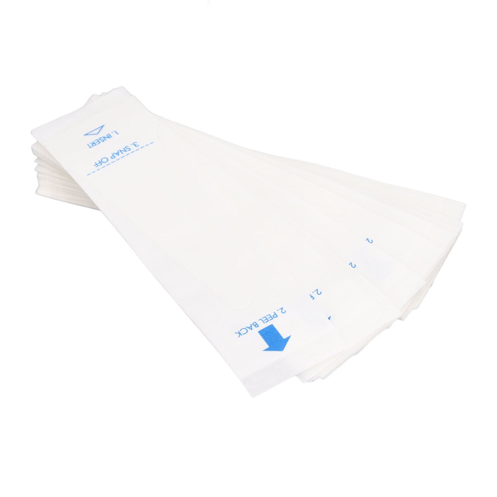 50PCS Thermometer Probe Cover PE Film Paper 9.5x2.5cm Disposable Accurate Reliable Thermometer Probe Cover Set