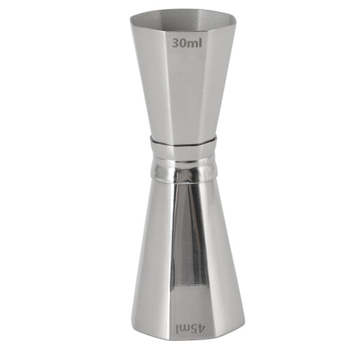 304 Edelstahl-Achteck-Jigger 2 oz Doppelte Cocktail-Messhilfe 1