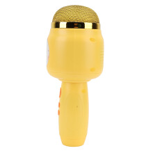 Kabelloses Kinder-Mikrofon Karaoke-Mikrofon Handheld mit Echo Gelb