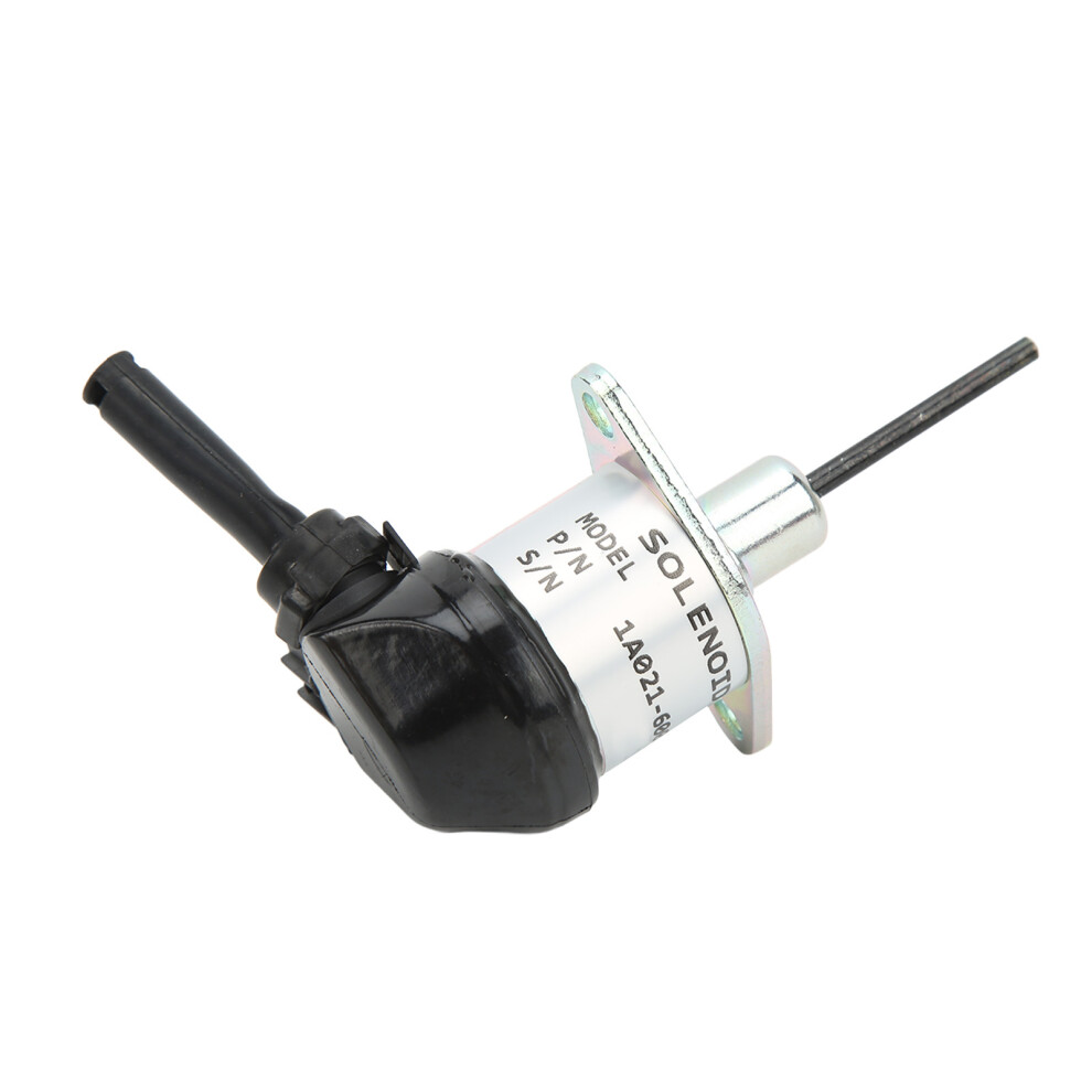 Fuel Shutoff Solenoid 1A021 60017 Excavator Flameout Solenoid Stop Valve Replacement For Kubota L2800 L3130 L3200 12V 5041318092214