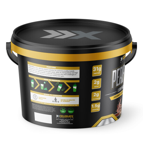 XCelerate Nutrition Perform Lean Mass Gainer 5kg - Vanilla Ice Cream 2