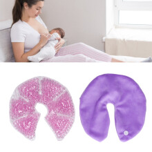 Breast Pack Hot Cold Compress Reduce Swelling Pain Dredge Mammary Gland Breastfeeding Gel Pads Purple