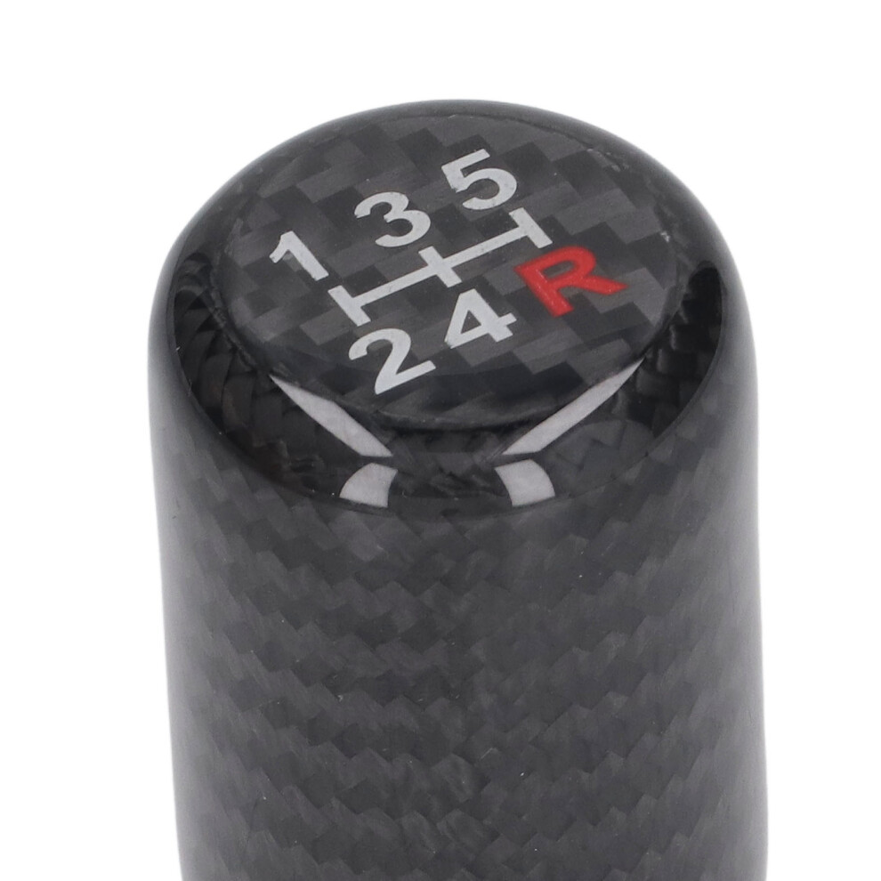 Carbon Fibre Gear Knob 5-Speed Black 7293282158986