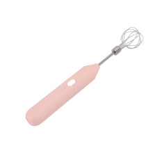 Elektrischer Handmixer Pink, 3-Gang, 1200mAh Akku, Leichtgewicht
