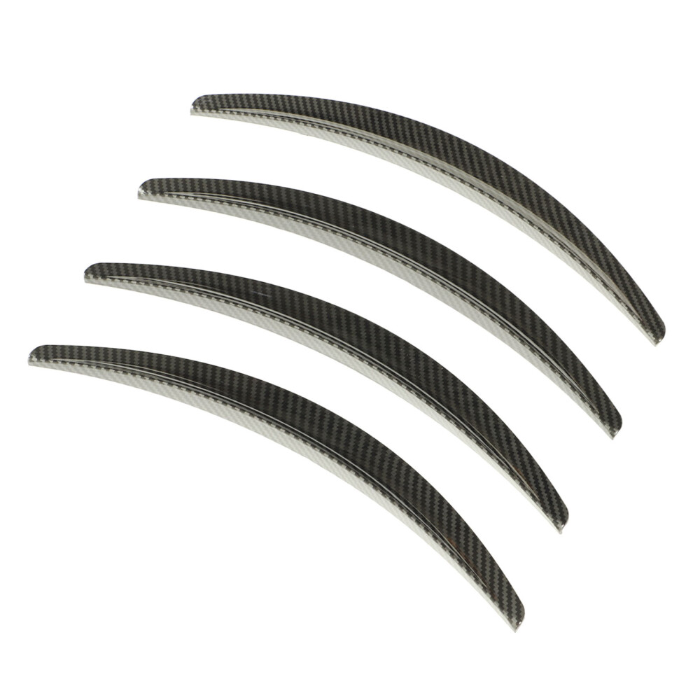 4Pcs Wheel Fender Flares Smooth Surface Scratch Resistant Replacement For Tesla Model 3 2017Â2022 High Gloss Carbon Fiber Style 5091318095562
