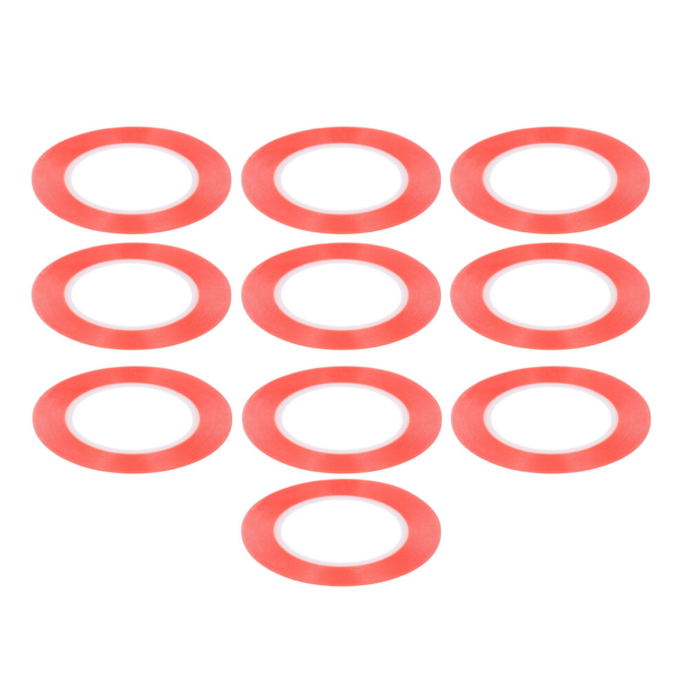 10 Pcs Pet Double Sided Tape Strong Viscosity Waterproof Firm Fixation Red Pet Mounting Tape 1Mm/0.04In 6951318098200