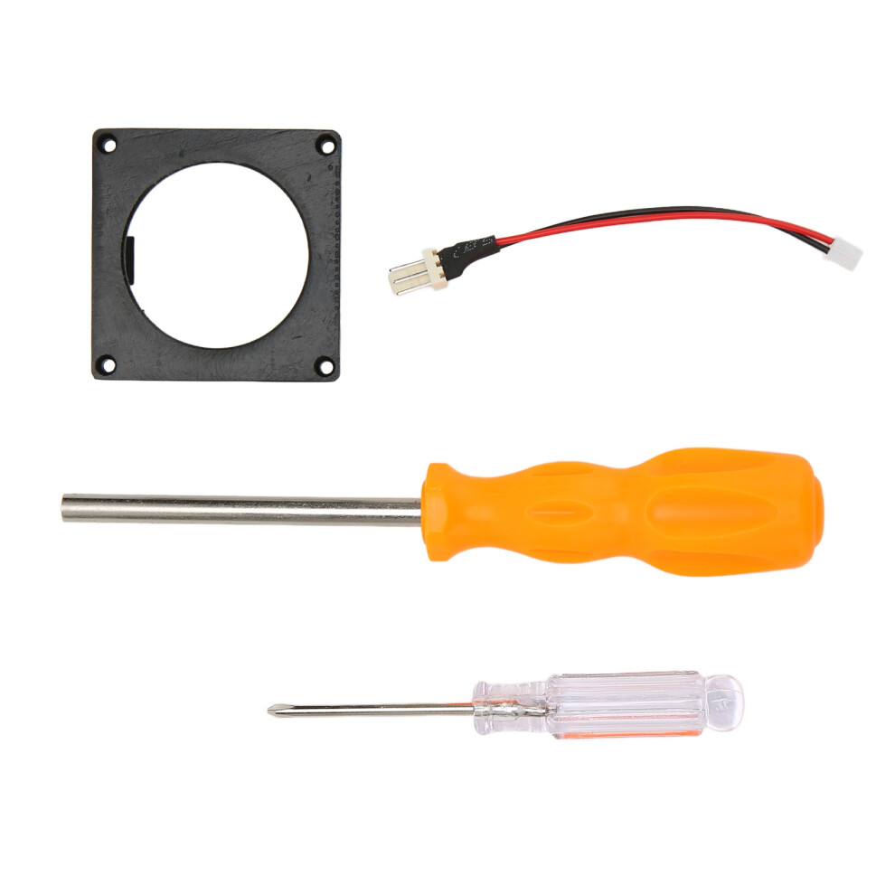 Fan 3D Print Mount Kit Replacement Game Console Cooling Fan Frame Kit For Gamecube Noctua Black 7601318101248
