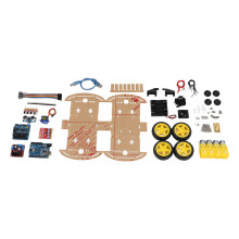 DIY Smartes Auto-Chassis-Kit mit Tracking-Motor 4WD Roboter-Plattform für Robotik