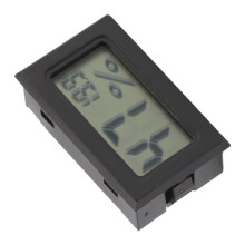 Digitales Thermometer-Hygrometer für Zigarrenkisten, Feuchtigkeitsmesser, Metallkonstruktion