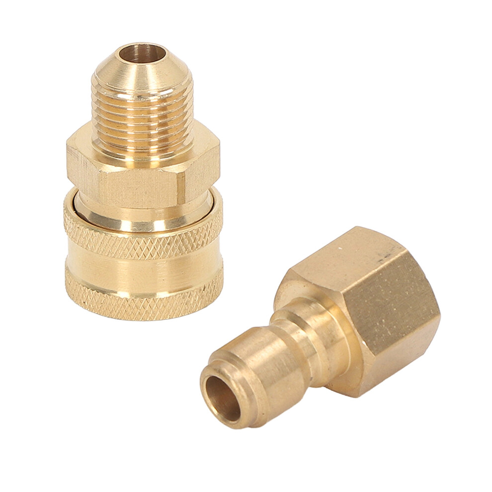 5000Psi High Pressure Washer Fittings Washing Machine Pipe Adapter Female Male Connectors M18x1.5mm Female Thread Plug Male Thread Socket 7691318104585