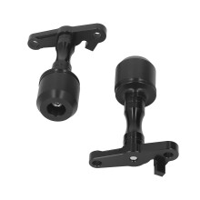 Motorcycle Frame Slider Wear Resistant Black Smooth Appearance High Torsion Fit for XSR155 2018‑2021