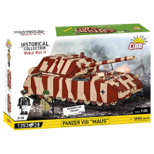 Bau-Spielzeug - COBI - Panzer VIII Maus - 1353 Teile - 1:35 - Braun
