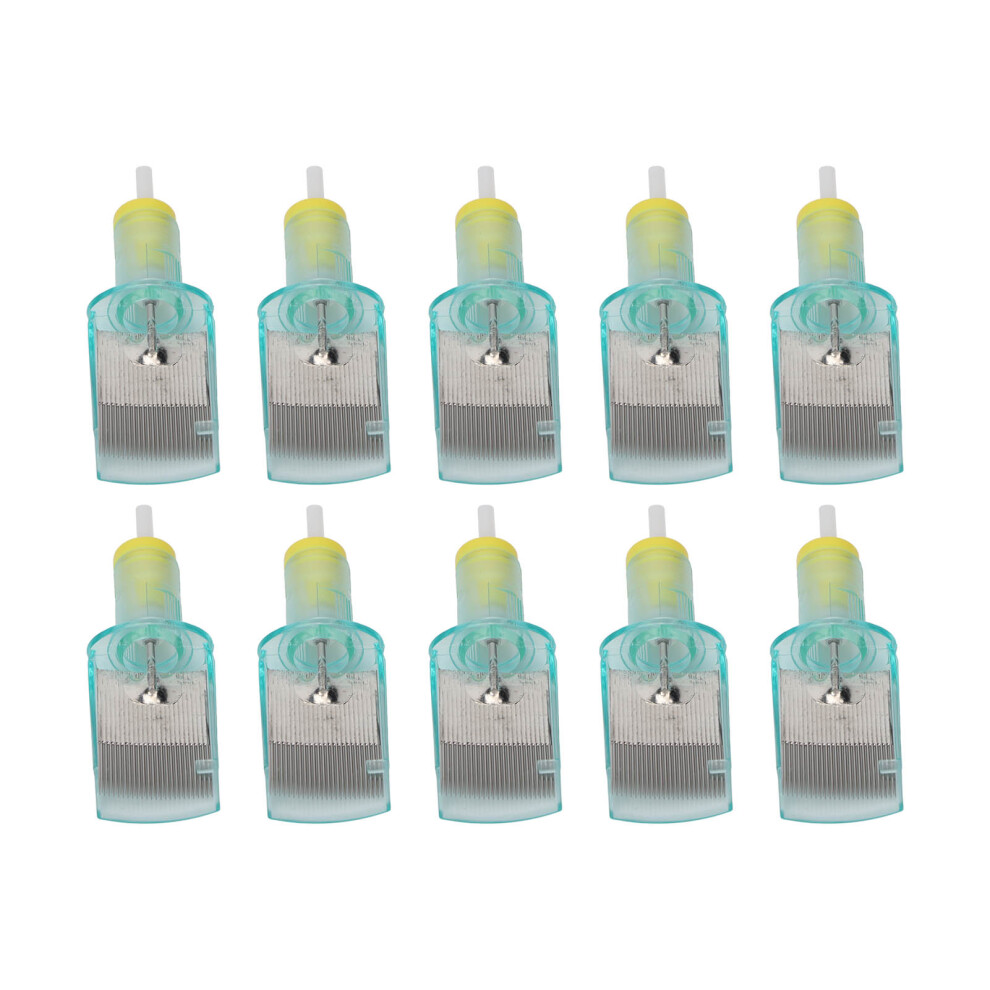 10pcs Flat Blade Tattoo Needles Disposable Smoothing Needle Stroke Tattoo Cartridge Needles for Shader 1249CM