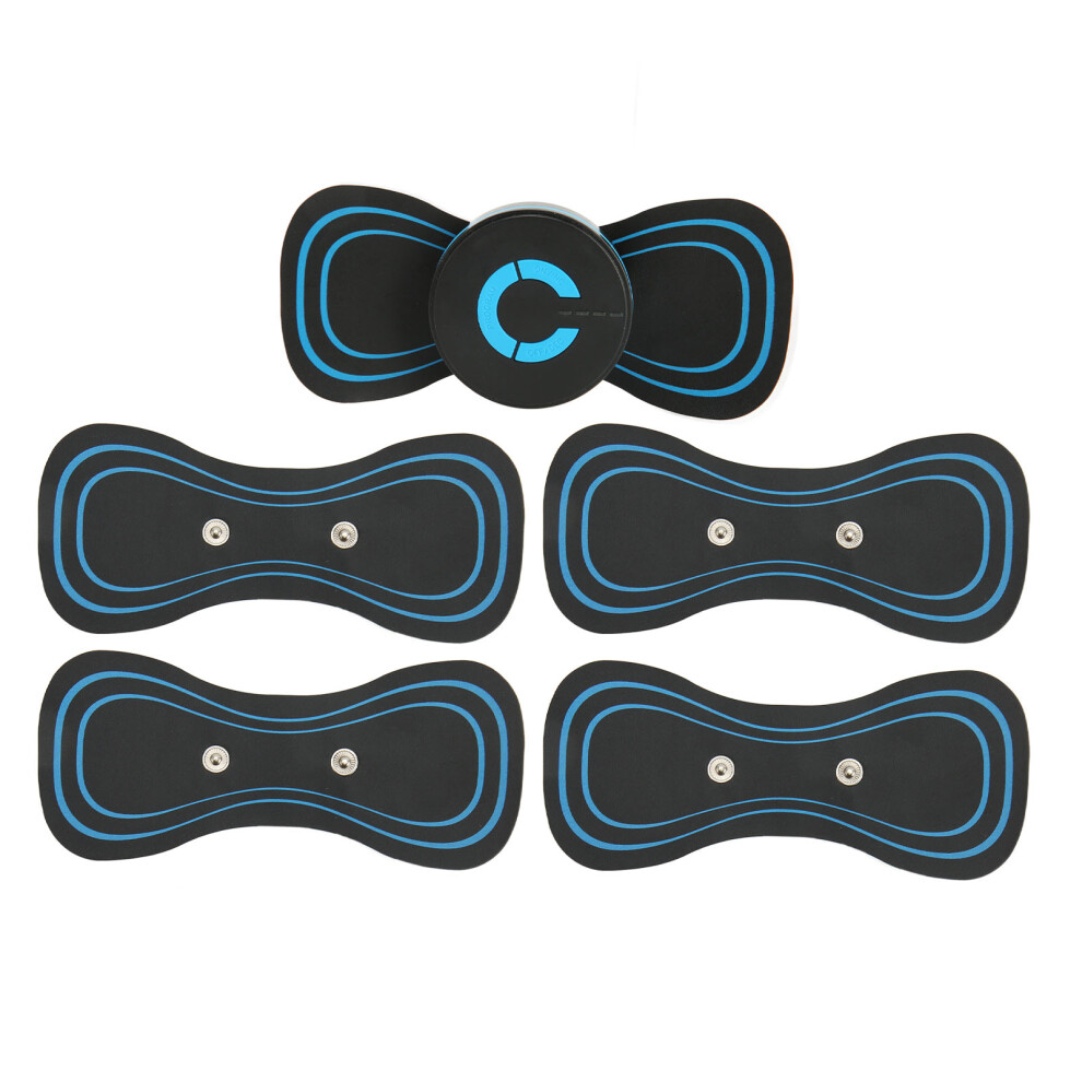 Mini Neck Massager Handheld Portable Cervical Spine Massage Sticker USB Rechargeable EMS Pulse