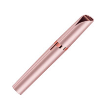 Electric Eyebrow Trimmer Incisive Cutter Head Portable Facial Hair Remover for Women Rose Gold