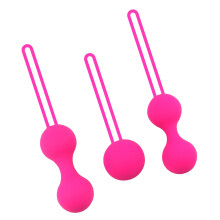 3 Stück Silikon-Vaginaltrainer Set, Weichstraffung & Harninkontinenz-Ball