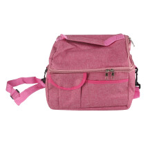 Rose Red Waterproof Isolierte Muttermilch-Kühltasche 24,5 x 16 x 22 cm