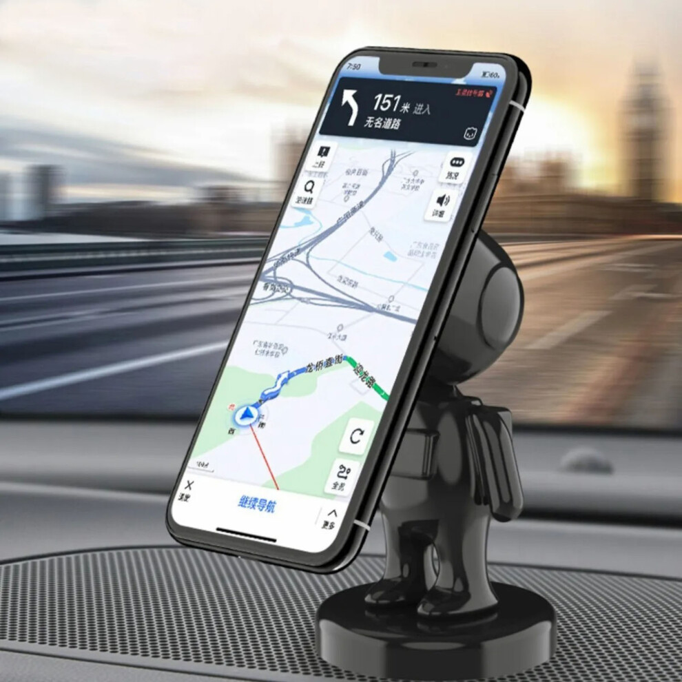 Magnetic Phone Holder For Car Astronaut Shaped Strong Magnetic Attraction 360 Degree Rotating Car Phone Mount 9341318123304