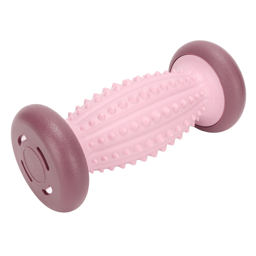 Foot Massage Roller Deep Massage Ergonomic ABS Foot Massager Tool Foot Roller Tool for Wrists Neck Pink Purple