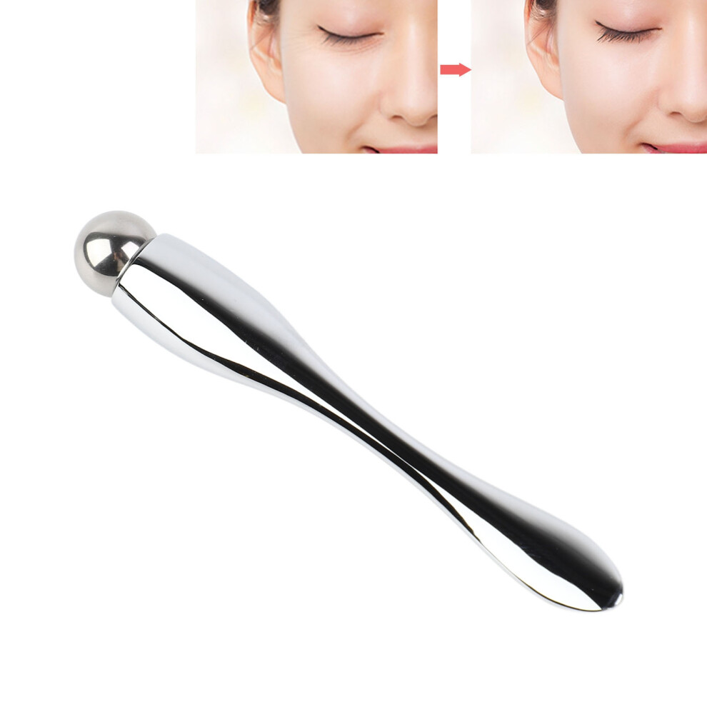 Cream/Light Eye Roller Wand Stylish Luxury Promote Absorption Metal Eye Massager Wand