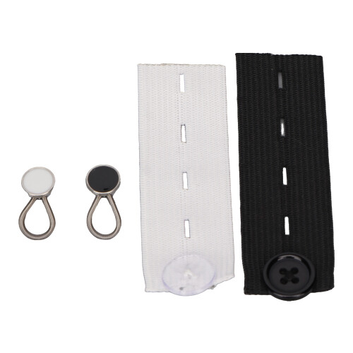 20pcs Extender Button Set with 10 Elastic Waist Extender Button 10 Collar Extender Button for Shirts Pants