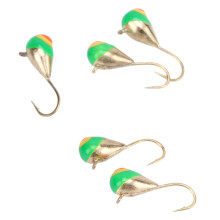 5 Stück Hochkarbon-Eisangeln Haken Jig Köder Set 5MM Winter Outdoor