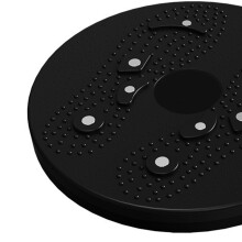Magnetischer Taillen-Drehplatte, Schlankheits-Ab-Board, Fitnessgerät, Schwarz