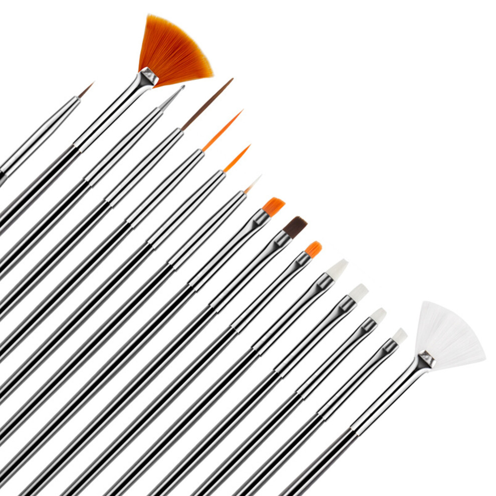 31pcs Nail Brush Set for Women Lightweight Accurate Engraving Nail Art Brushes Set for Nail Design