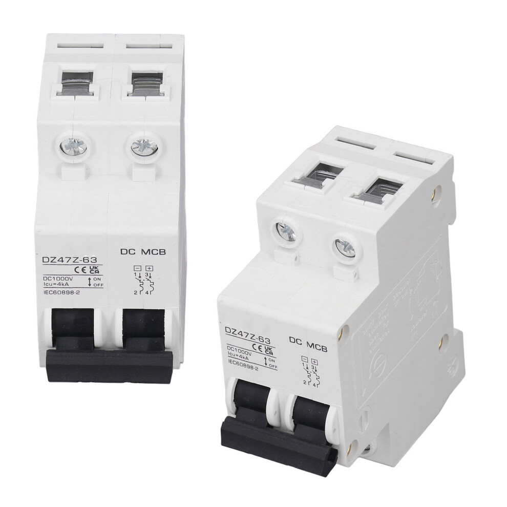 Dc Circuit Breaker Overload Protection Magnetic System Pv Circuit Breaker 2P 1000V 40A 5051318146763