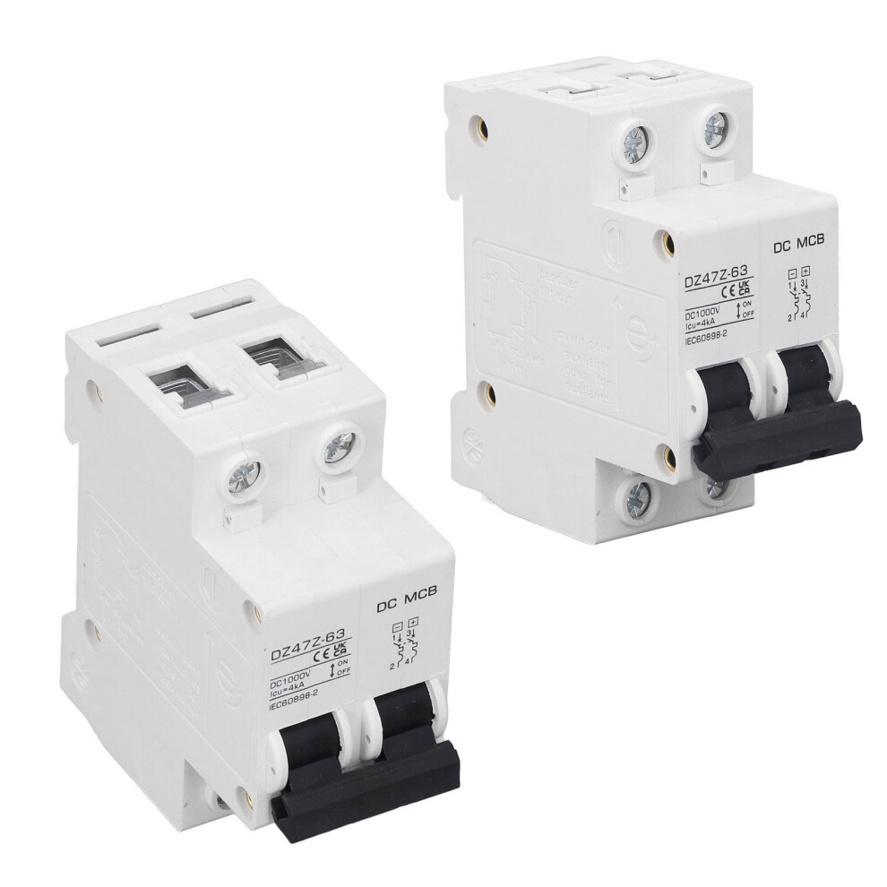 Dc Circuit Breaker Overload Protection Magnetic System Pv Circuit Breaker 2P 1000V 16A 8081318146705