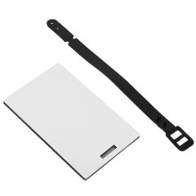 10 Sets Doppelseitige DIY-Gepäckanhänger – Dichtematerial, Leer, für Reisen