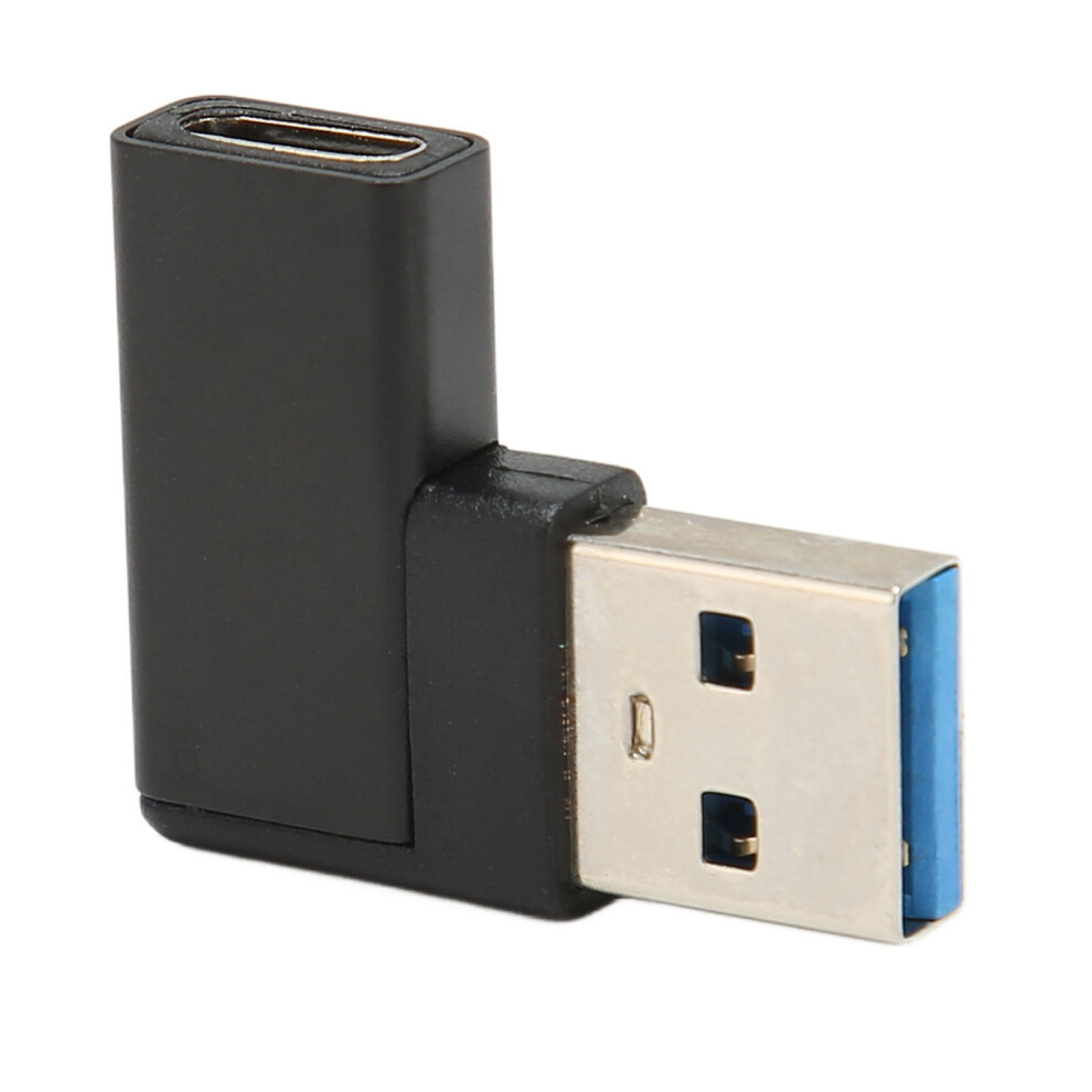 Right Angle Usb To Usb C Adapter 90 Degree Plug And Play Usb 3.0 A To Usb C Adapter For Laptops Phone Pc 7691318149104