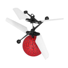 Fliegender Ball Spielzeug USB-Aufladung LED-Licht ABS 100mAh Innen- und Außenbereich Rot
